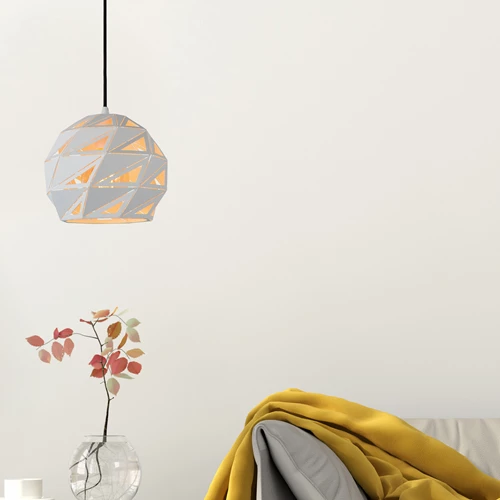 Lucide MALUNGA - Pendant light - Ø 25 cm - 1xE27 - White - atmosphere 1
